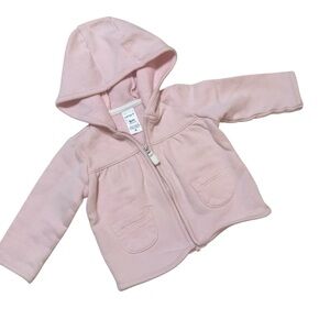 Carters Jacket Zip Up Pink Baby Girl 6 months